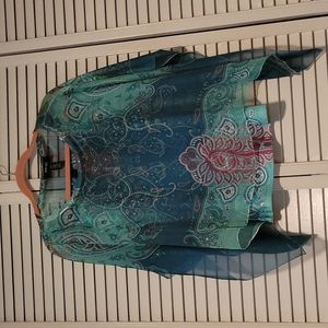 Style & co. Petite Tank and Scarf Top